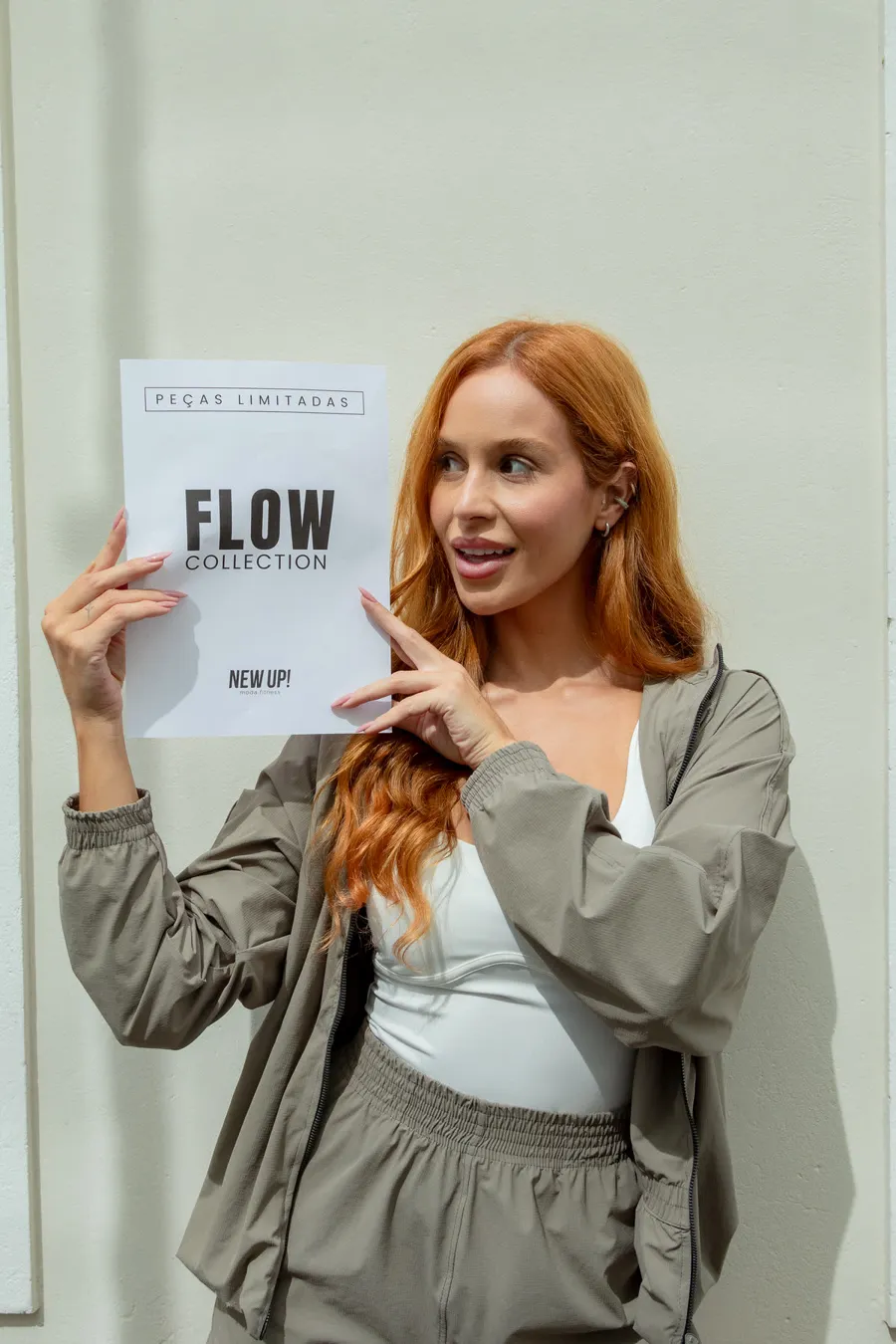Produção visual com peças da coleção própria New Up!